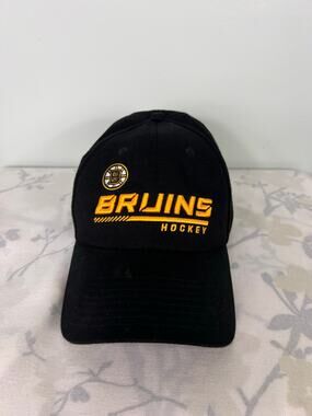 Boston Bruins Black and Gold Fanatics Authentic Pro Baseball Hat